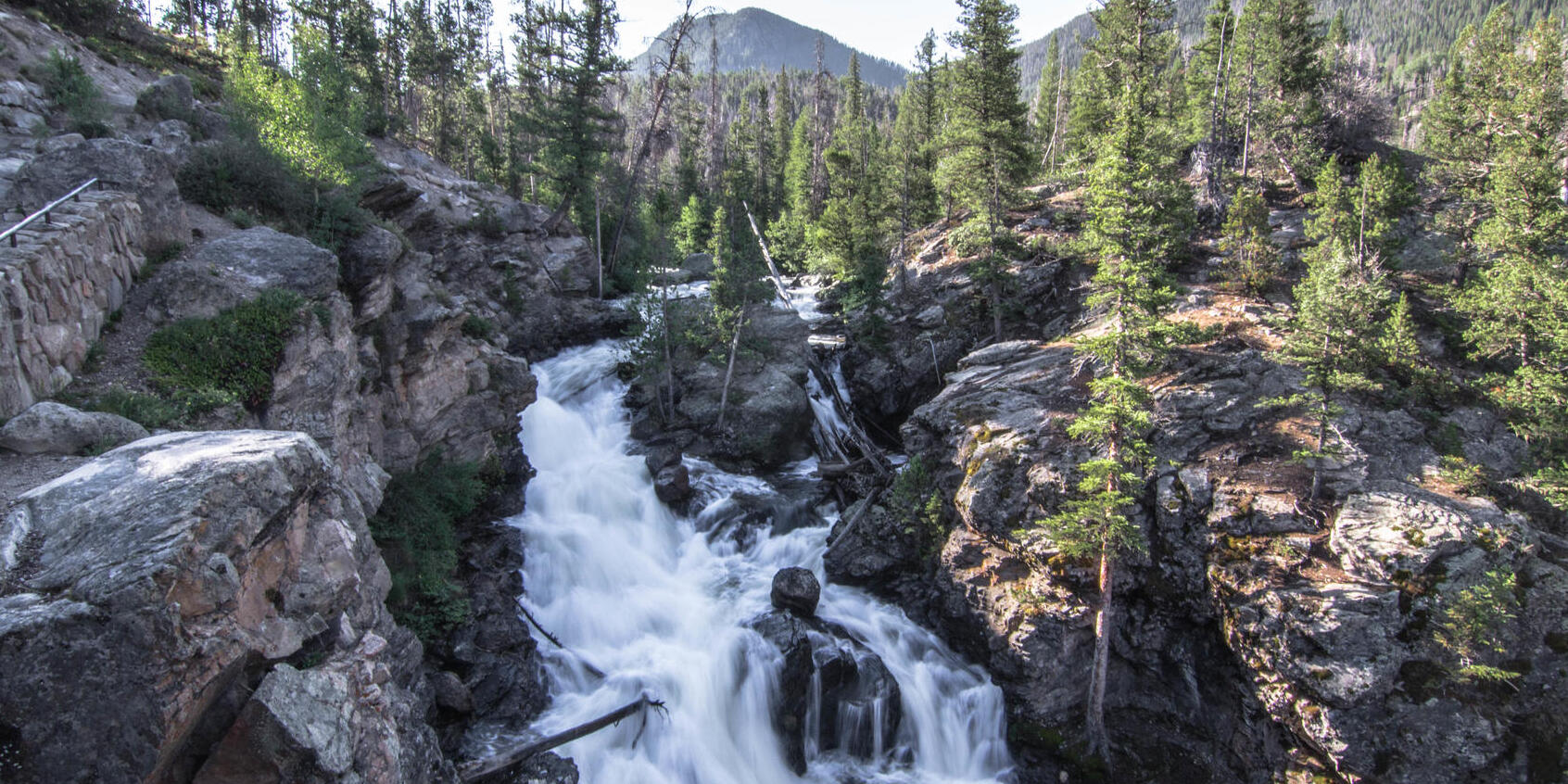 Adams Falls nahe Grand Lake, Colorado — Adams Falls