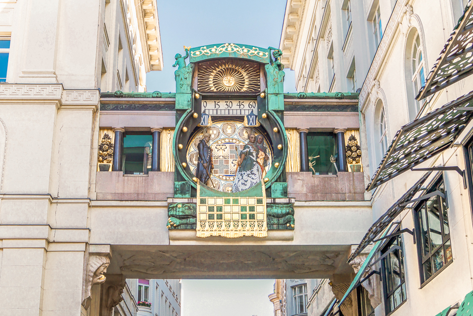 Anchor clock, Vienna's best-known Clock - Wien | Secret World Trip Planner