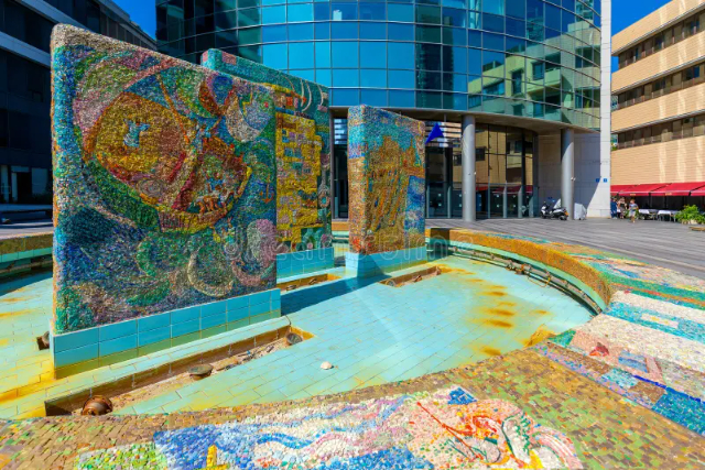 Nahum Gutman's Mosaic Fountain - Tel Aviv-Yafo | Secret World Trip Planner