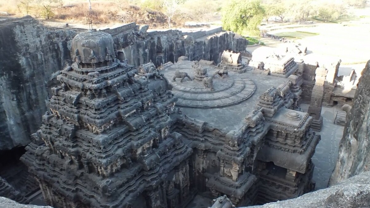 The Kailasa temple at Ellora — Ellora