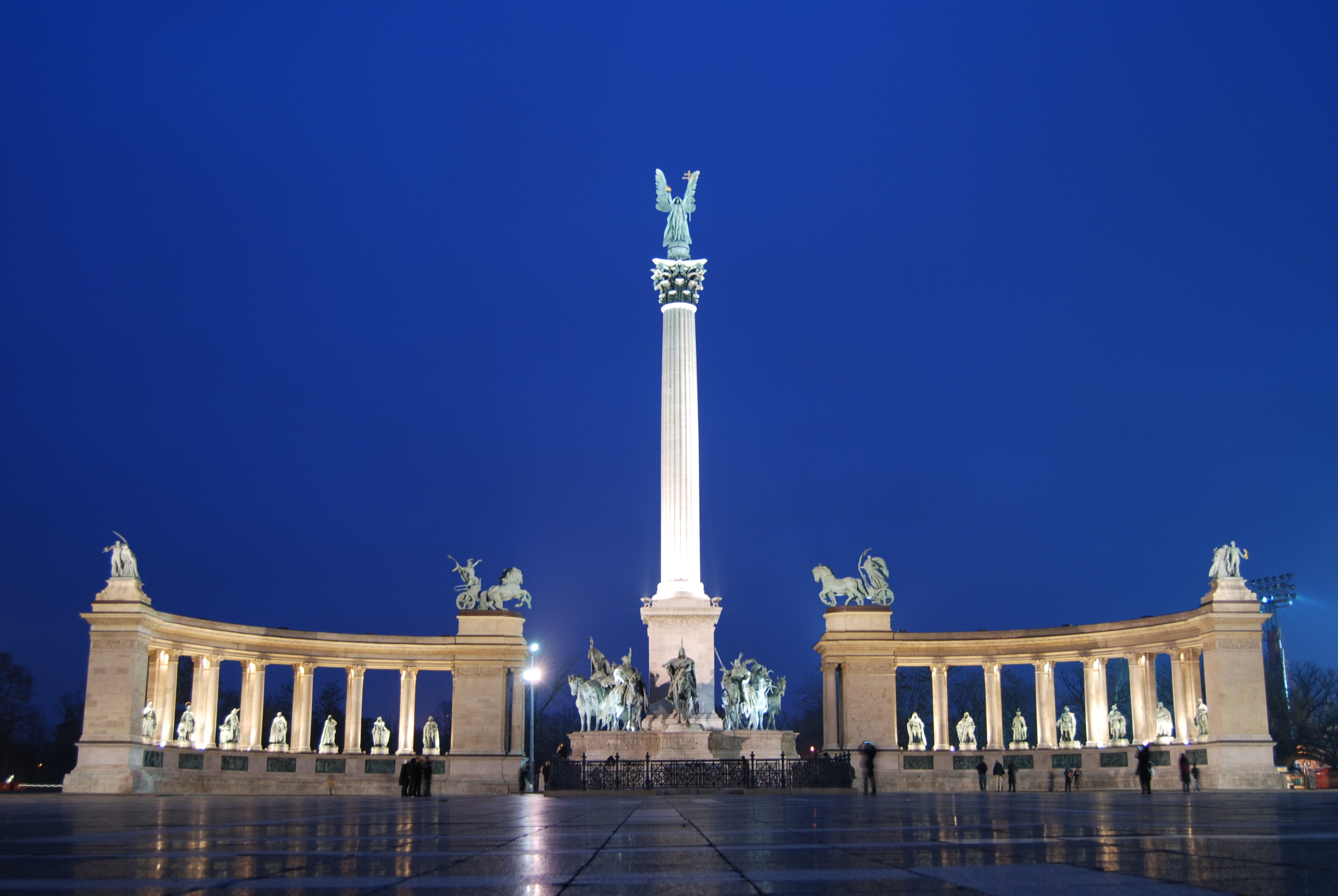 The famous Heroes’ Square in Budapest — Budapest
