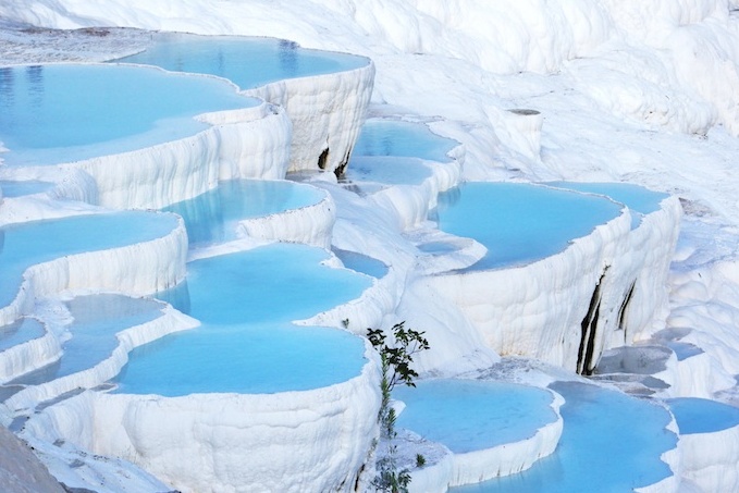 Türkei: Pamukkale, ein UNESCO-Weltkulturerbe — Pamukkale