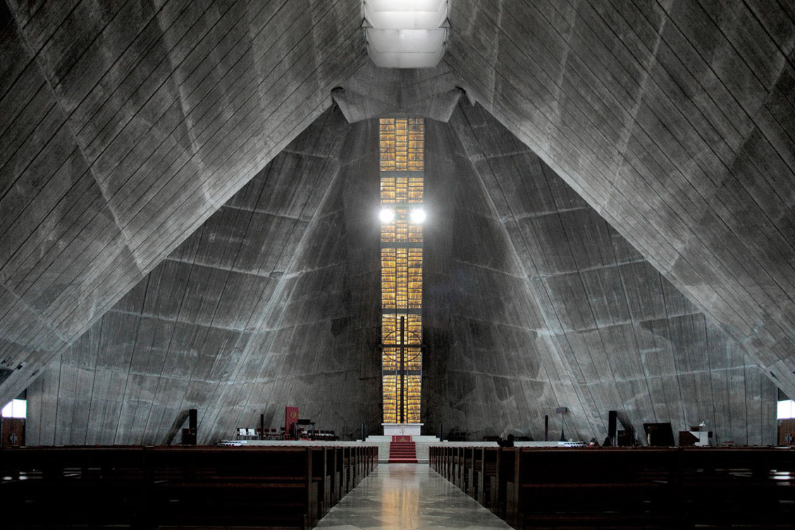 The St. Mary's Cathedral by Kenzo Tange  — Bunky?-ku