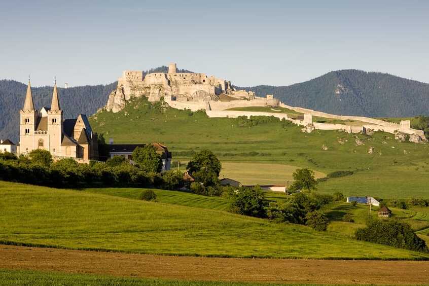 The Spiš Castle in eastern Slovakia — Žehra