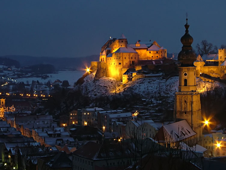 Bayern, Burghausen Castleis — Burghausen