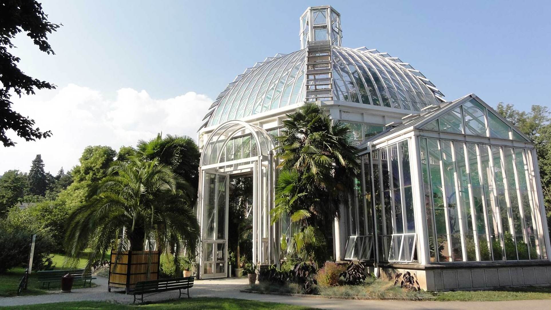 Genf: Das Konservatorium und der Botanische Garten — Ginevra