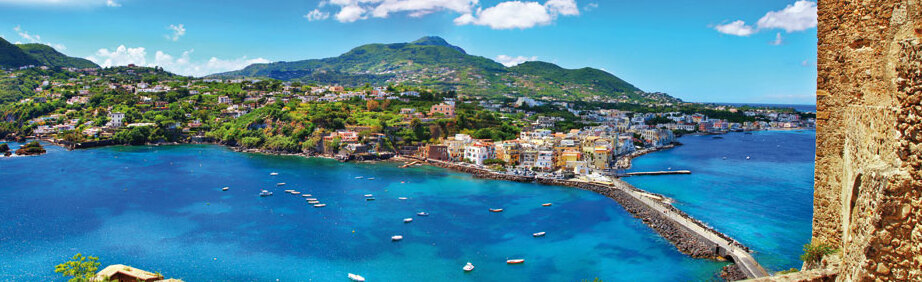 The volcanic outcrop of Ischia — Isola d'Ischia
