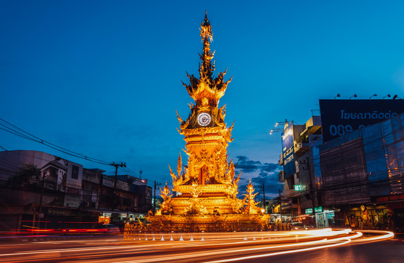 Thailand | Chiang Rai Clock Tower - Amphoe Mueang Chiang Rai | Secret World Trip Planner