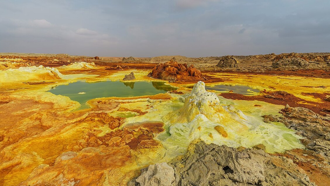 Die Schwefelquellen von Dallol — Dallol