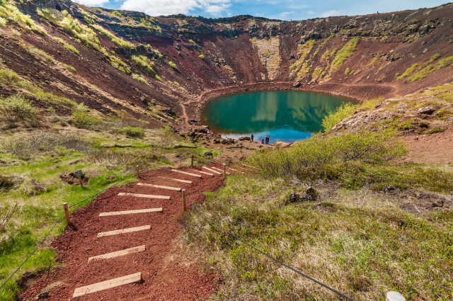 Kerid Crater Lake, Iceland: A Symphony of Colors and Geological Marvels - Klausturholar | Secret World Trip Planner