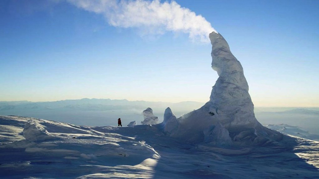 Mt. Erebus, Antarctica — Mt Erebus