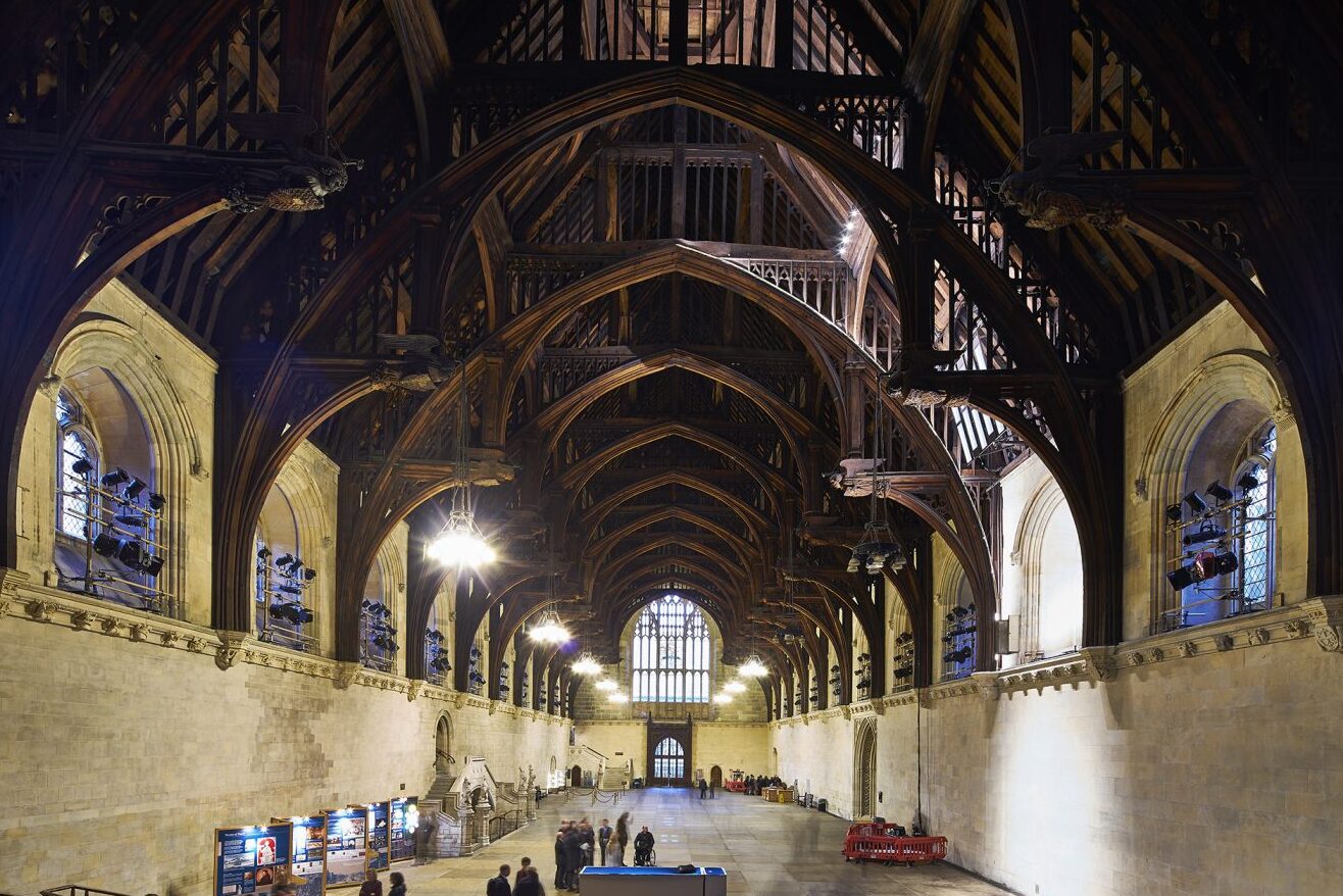 Westminster Hall, der älteste Teil von Westminster — Westminster