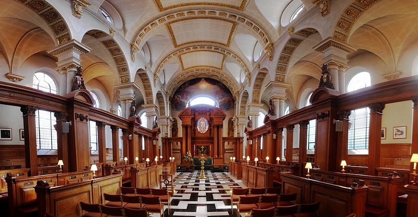 London: Brautkirche St. Bride's Church — Fleet St