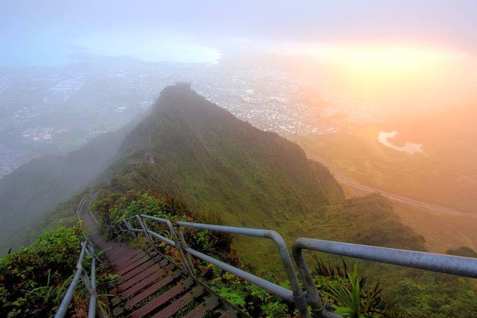 Die Wanderung auf dem Stairway to Heaven — Kaneohe