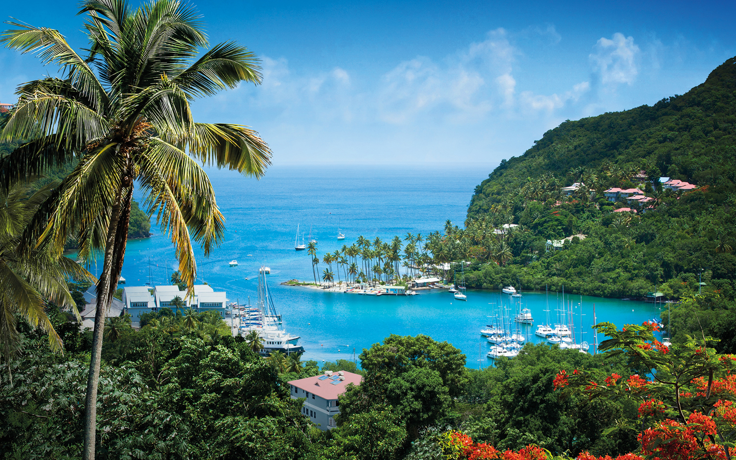 Marigot Bay, die schönste Bucht auf St. Lucia — Marigot Bay