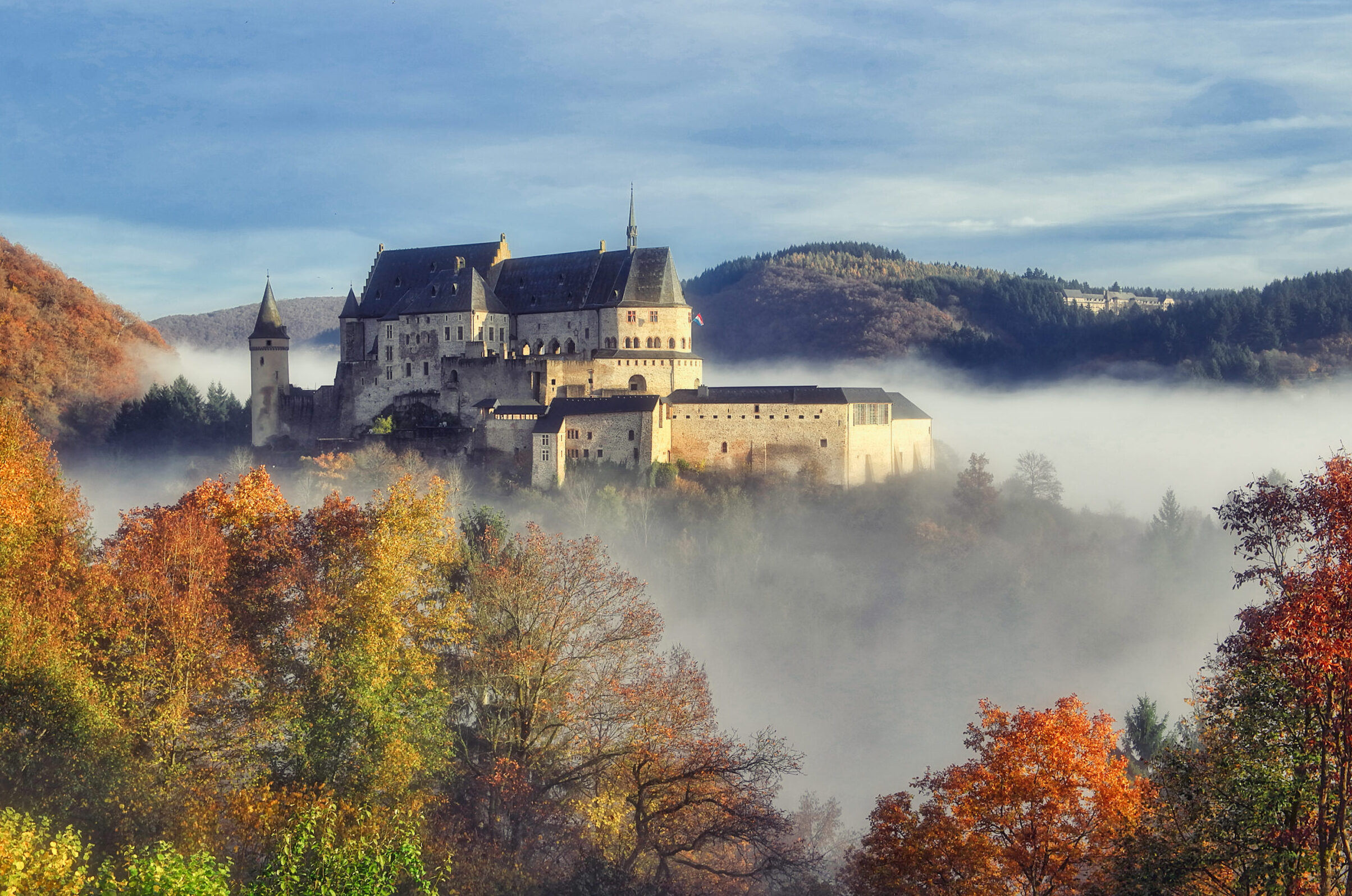 Luxembourg | The beautiful Vianden Castle — Vianden