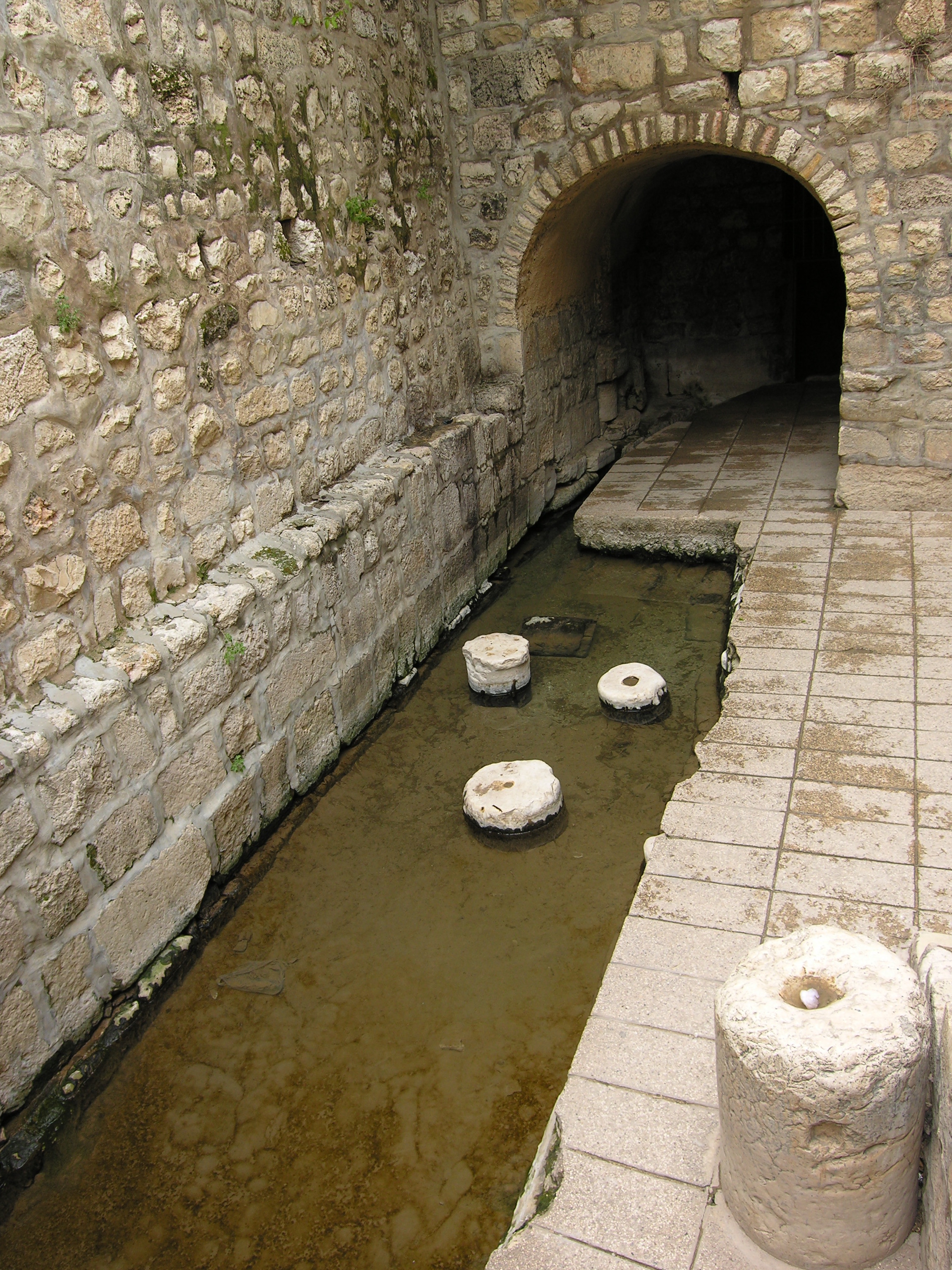 The pool of Siloe (or Siloam) - Jerusalem — Jerusalem