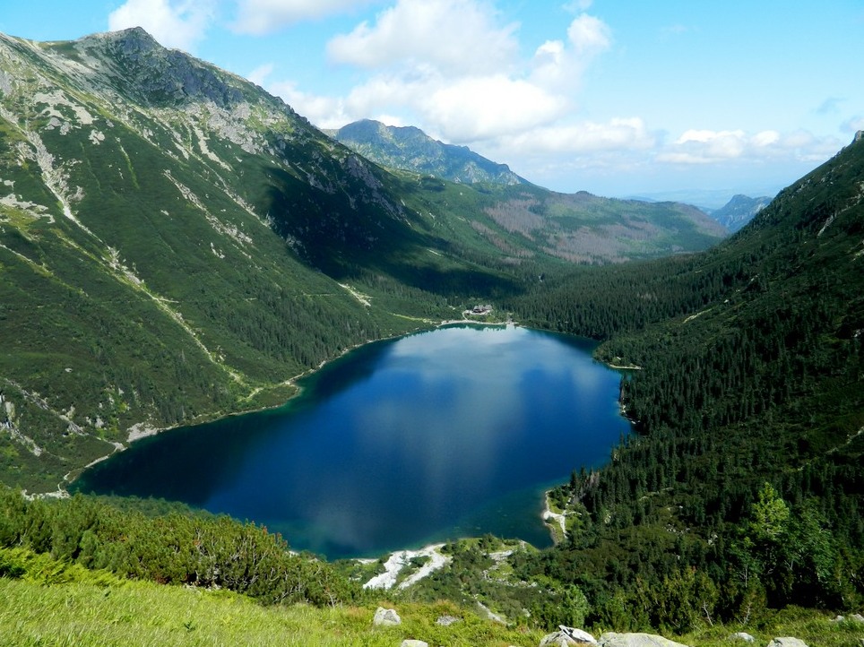 Die Morskie Oko (Auge des Meeres) in der Hohen Tatra — Morskie Oko