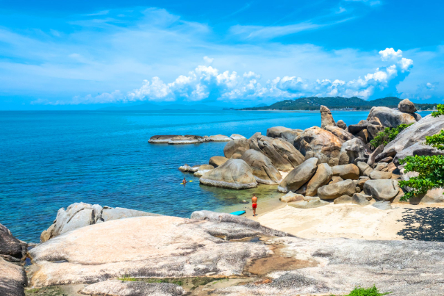 Die Felsen von Hin Ta und Hin Yai — Amphoe Ko Samui