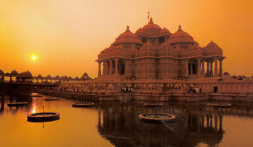 Der Swaminarayan Akshardham-Tempel — New Delhi
