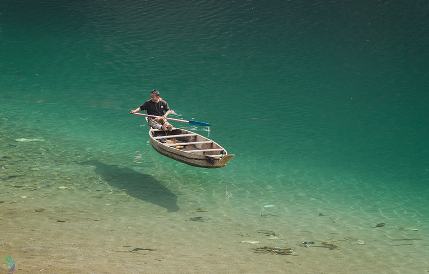 The river Umngot, possibly, was India's cleanest river — Dawki-Riwai Rd