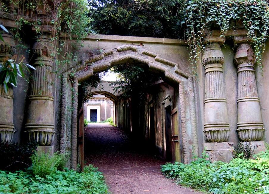 Highgate-Friedhof in London — Londra