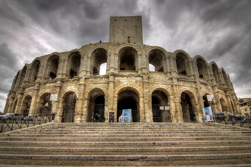 The Arles Amphitheatre (French: Arènes d'Arles) — Arles
