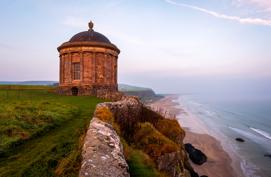 Mussenden Temple and gardens — Seacoast Rd