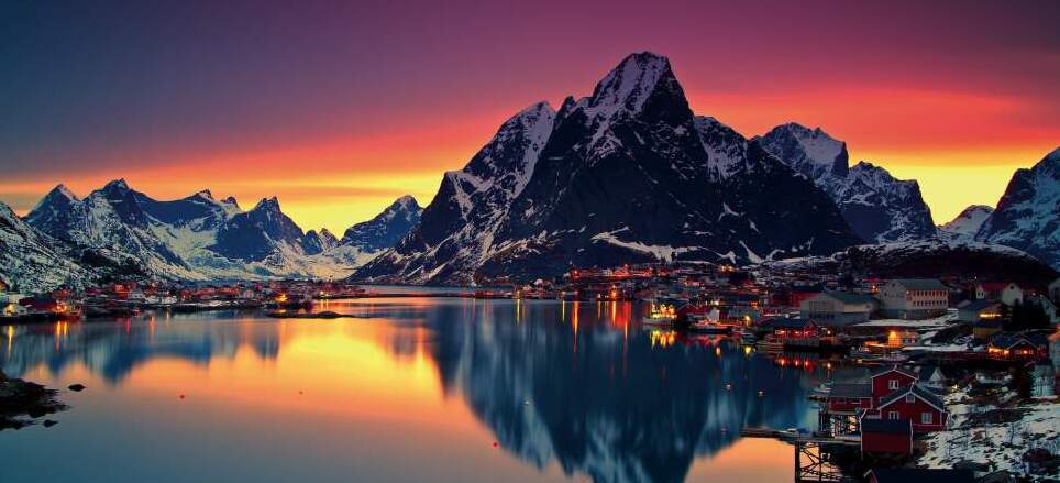 Midnight Sun in Lofoten Norway .....Moskenes! — Moskenes