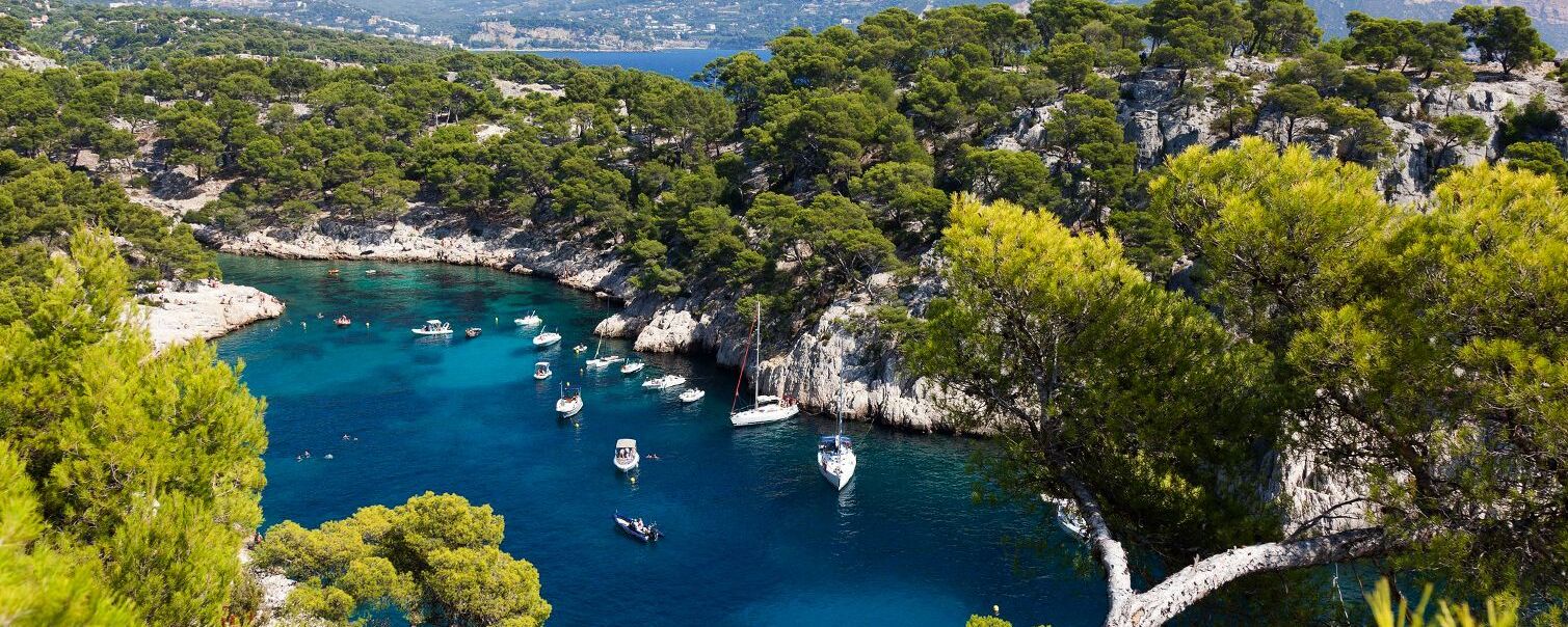 Die Küste zwischen Cassis und der Stadt Marseille — Cassis