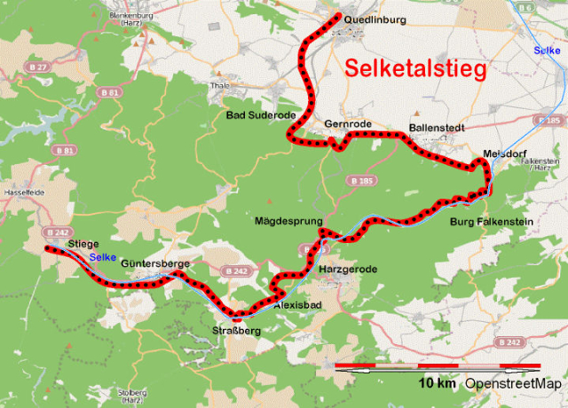 Wandern:Selketalweg - Stiege | Secret World Trip Planner