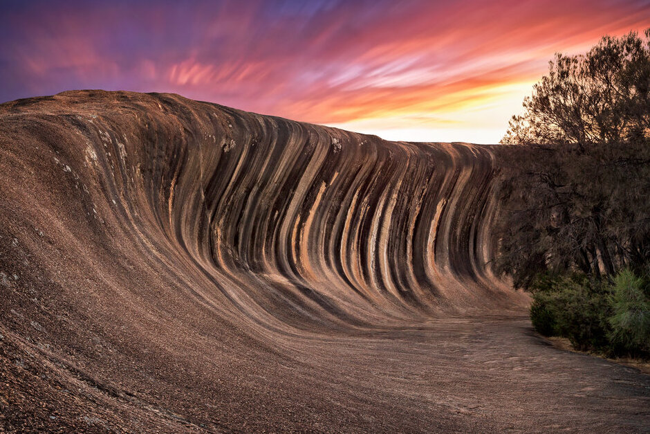Wave Rock, Steinwellen in Australien — Hyden