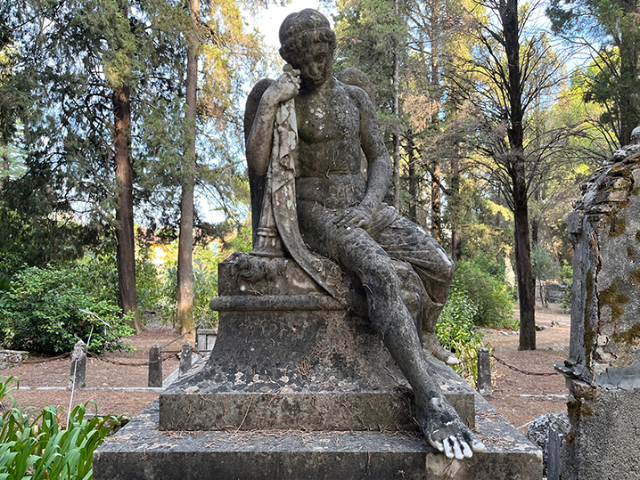 Der britische Friedhof von Korfu, — Kerkira