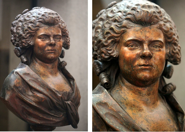 Gabrielle Danton's Death Mask — Vizille