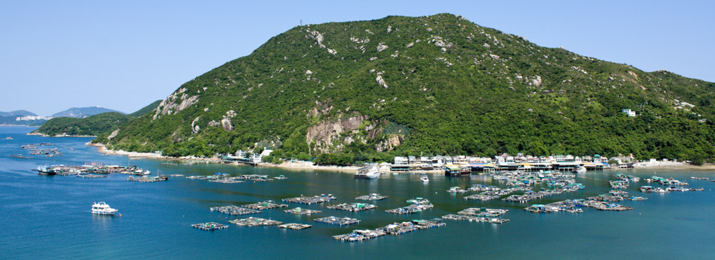 Das grüne Gesicht Hongkongs: die Insel Lamma — Isola di Lamma