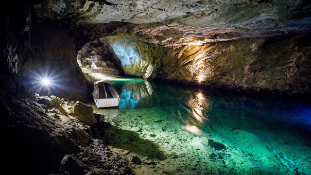 Underground lake of Saint-Léonard - Saint-Léonard | Secret World Trip Planner