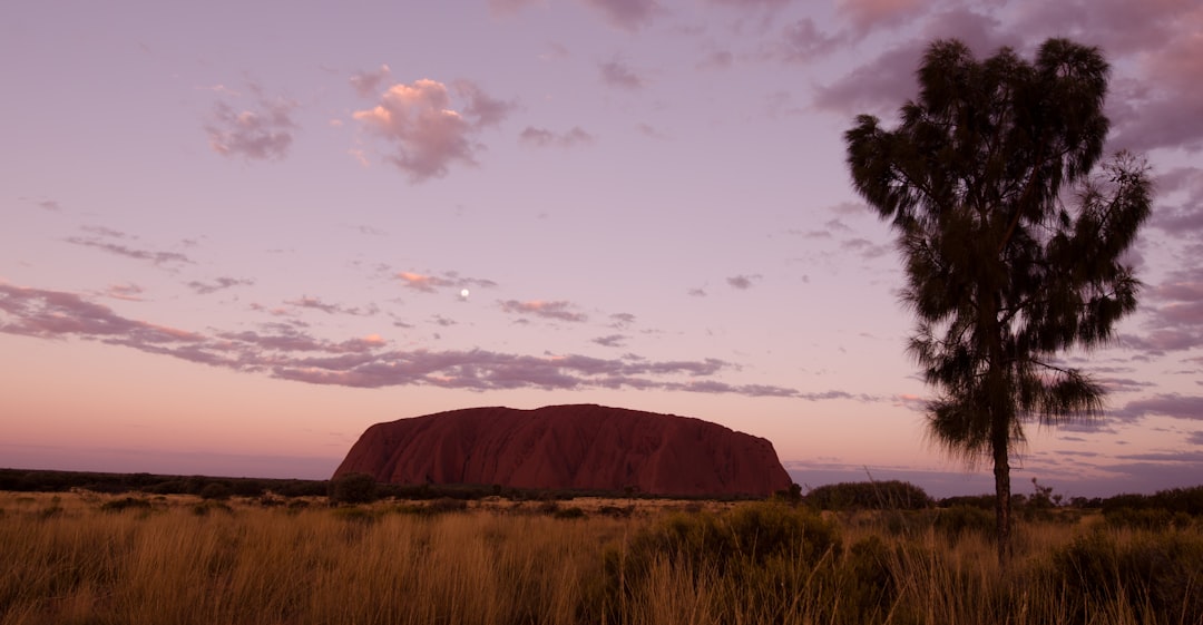 Uluru: The Fiery Trunk at Sunset — Mutitjulu NT 0872