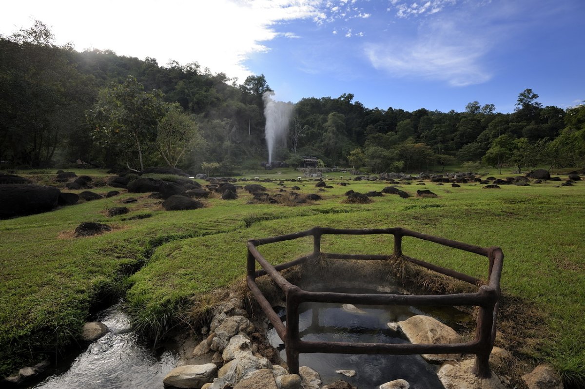 Fang Hot Spring: A Thermal Retreat in Chiang Mai - X583+9P6 Chiangmai 4050 Road Amphoe Fang | Secret World Trip Planner