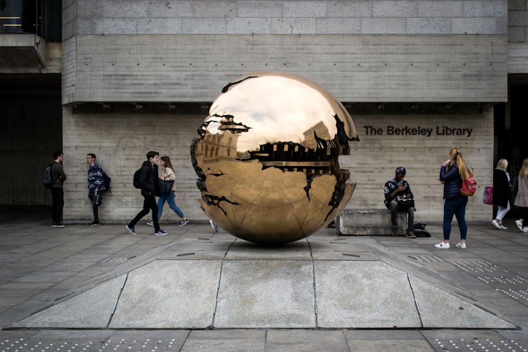 Discover the Sphere with Sphere by Arnaldo Pomodoro in Ireland — Dublin