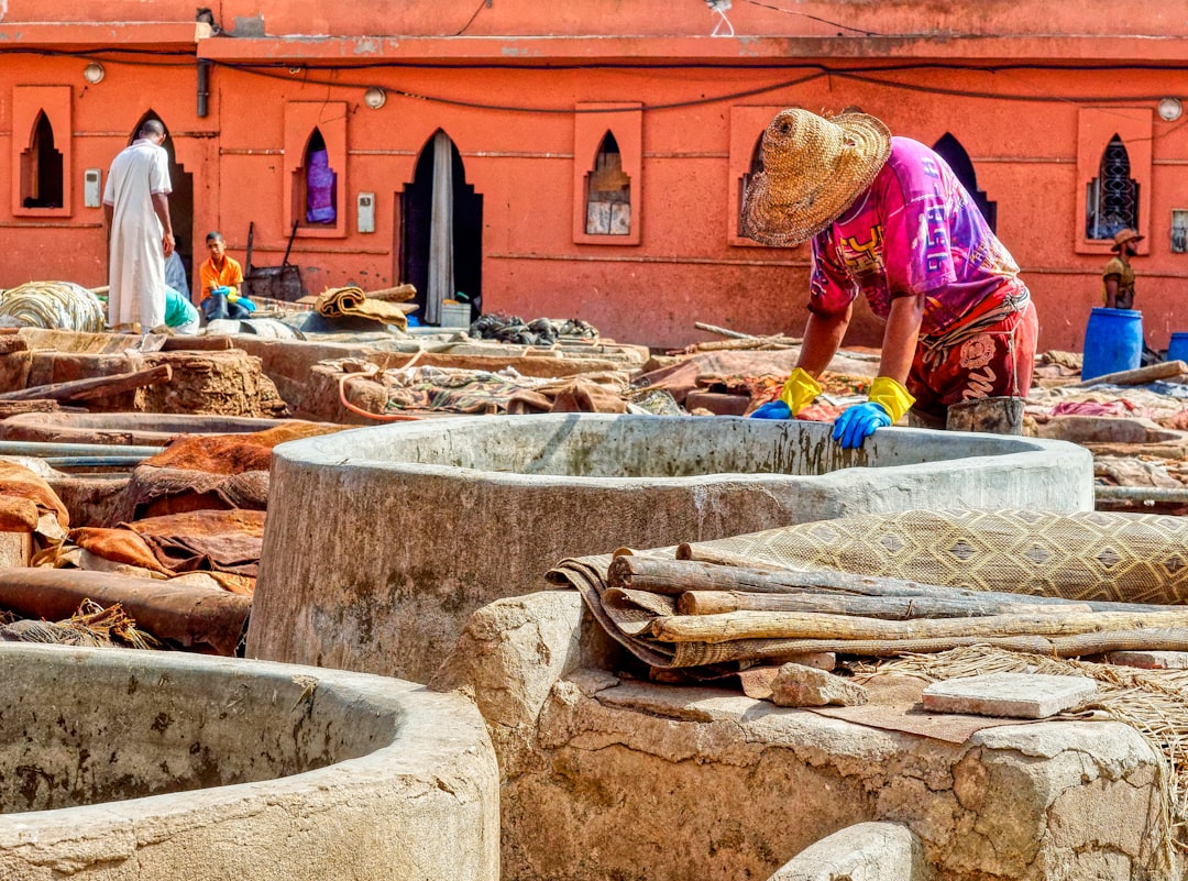 Le concerie di Marrakech: cuoio e colori nella medina — Marrakech 40000