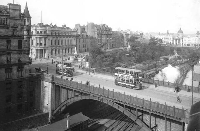 Union Bridge in the centre of Aberdeen — Aberdeen