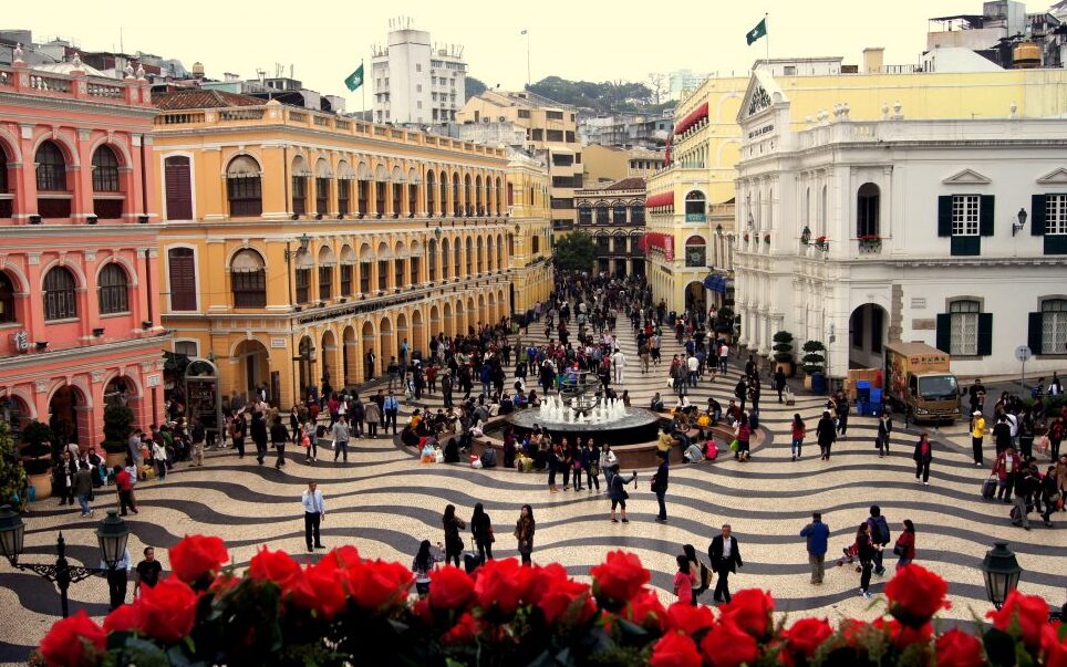 Senado Square in Macao — Largo do Senado
