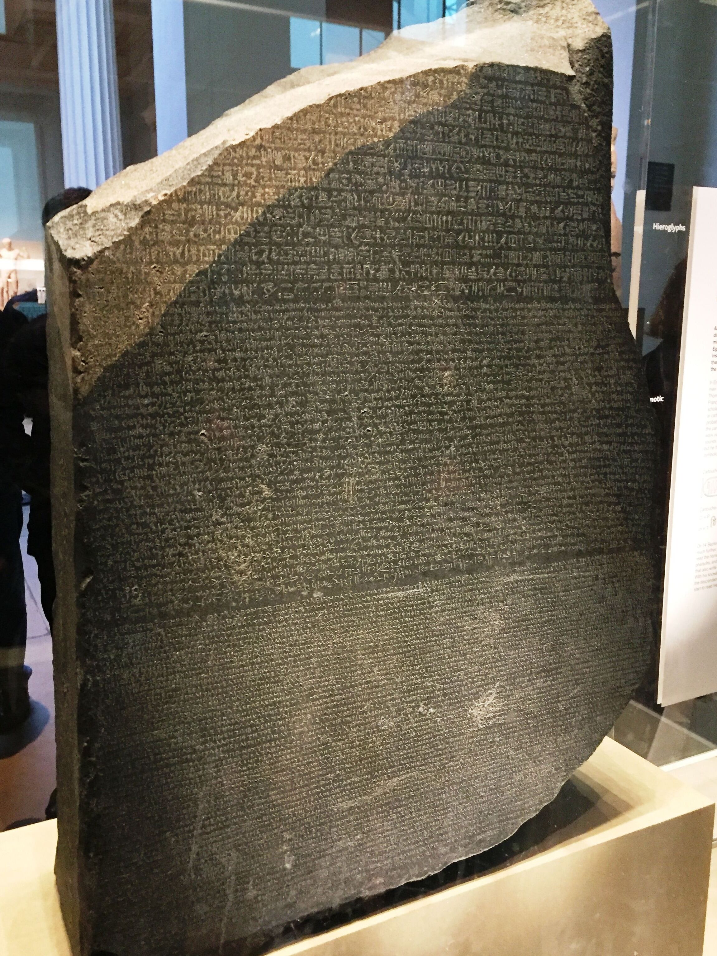 London and the famous the Rosetta Stone — Bloomsbury