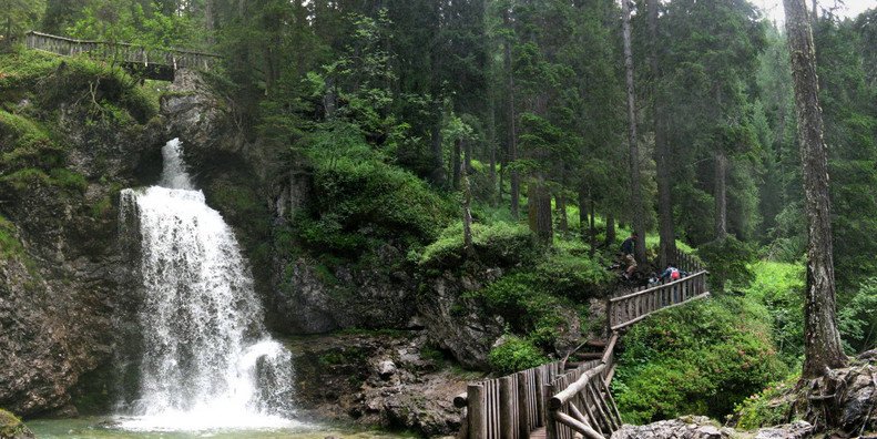 Wasserfälle von Vallesinella — Madonna di Campiglio