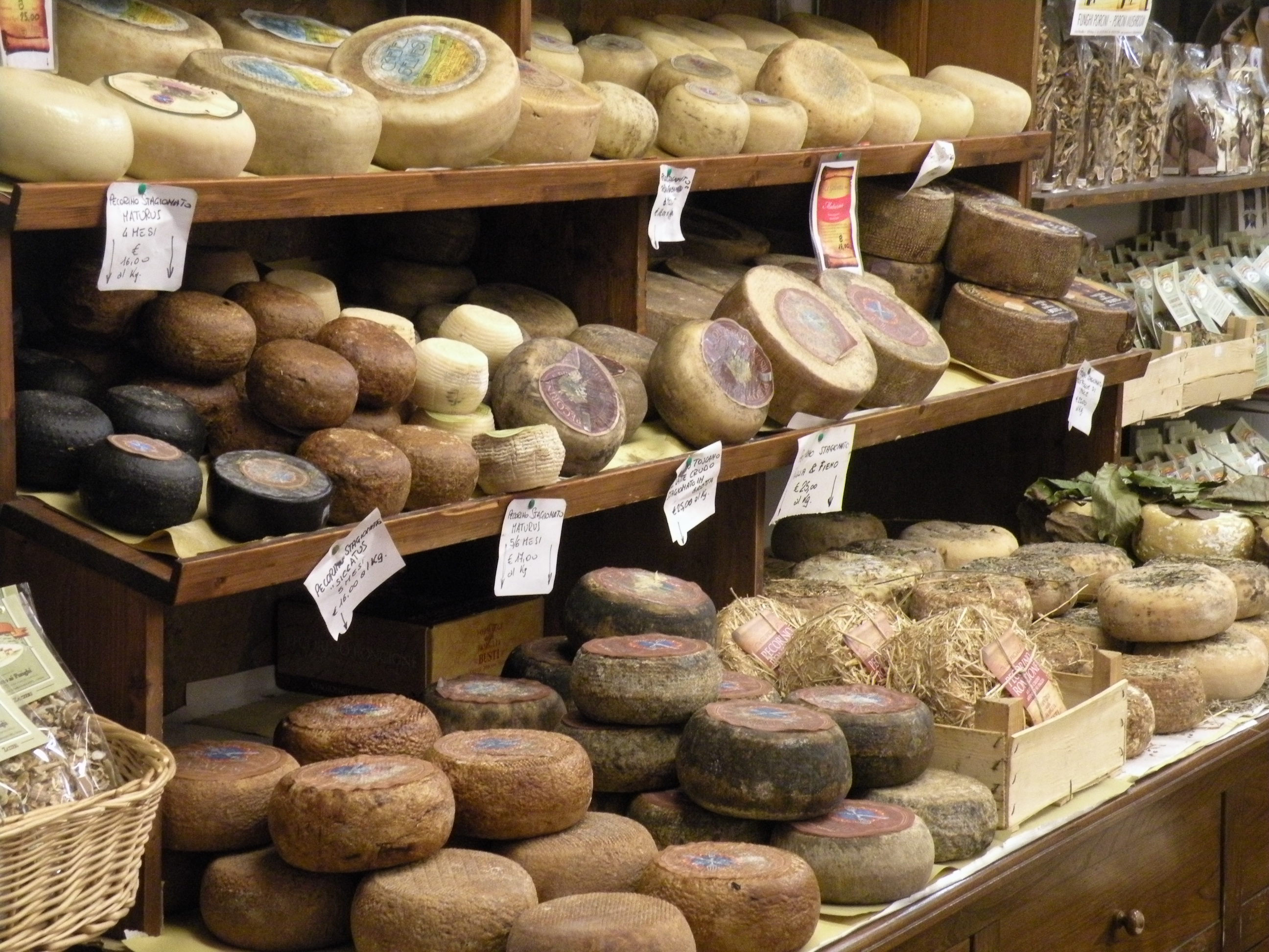 Der Pecorino-Käse von Pienza und dem Val d'Orcia — Pienza