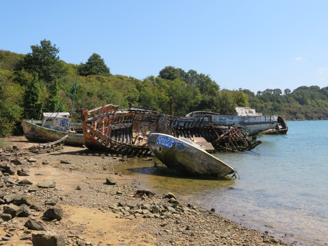 Il cimitero delle barche di Quelmer — Saint-Malo