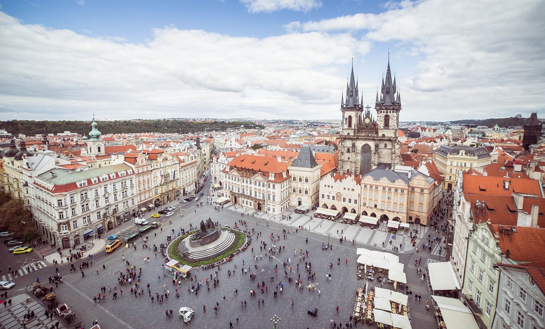 The Old Town Square in Prague — Starom?stské nám.