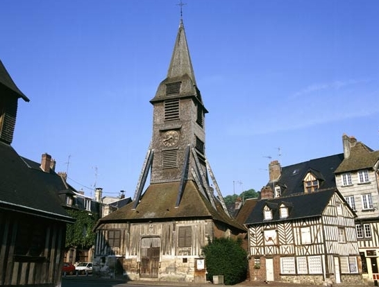 Honfleur: die Kirche Santa Caterina — Honfleur