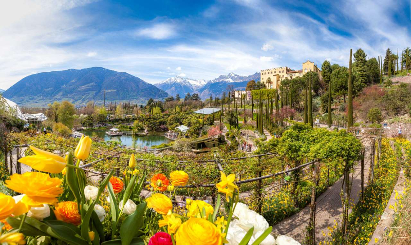 Gärten von Schloss Trauttmansdorff — Merano
