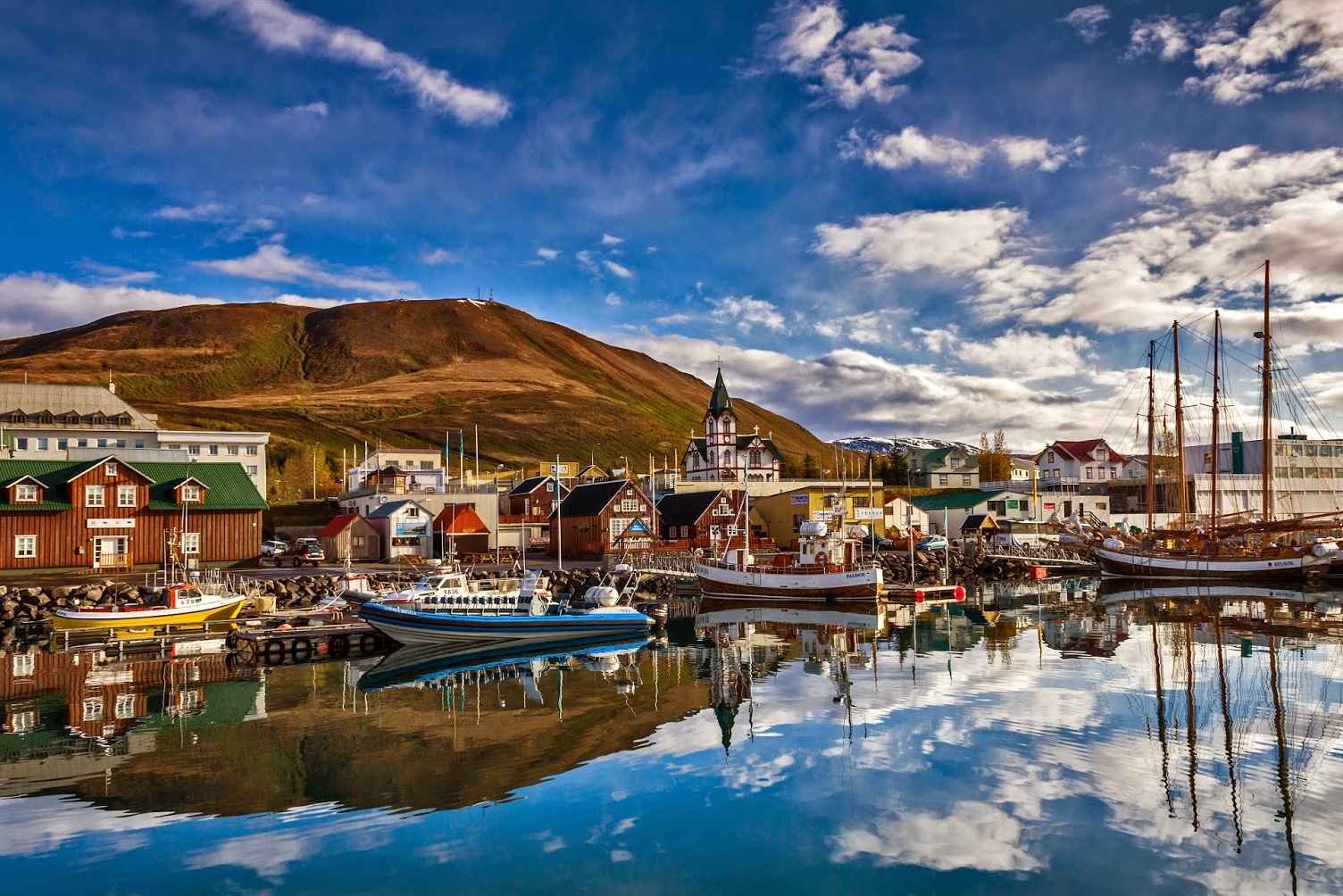 Husavik. One of the best locations for whale watching — Húsavík